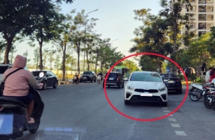 Nghị định 168 - Lỗi trừ 4 điểm GPLX ô tô: Đi ngược chiều 