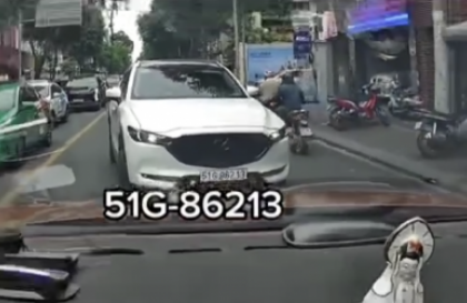 Nghị định 168 - Lỗi trừ 2 điểm GPLX ô tô: Đi không đúng phần đường hoặc làn đường quy định