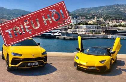 Lamborghini liên tiếp triệu hồi xe tại Việt Nam