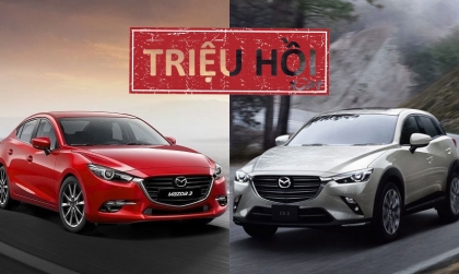 Triệu hồi Mazda3 và CX-3 do lỗi camera lùi