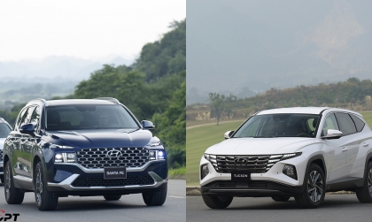 Hyundai Santa Fe và Hyundai Tucson giảm giá từ 76 – 191 triệu đồng