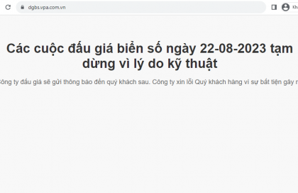 Công ty Quản lý đấu giá biển số xe trả lời ra sao về 
