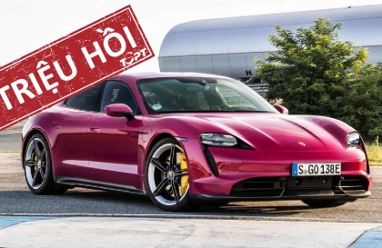 Triệu hồi Porsche Taycan vì nguy cơ hỏa hoạn từ hệ thống pin
