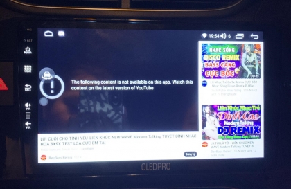 Xin tip khắc phục lỗi Youtube trên Honda BR-V