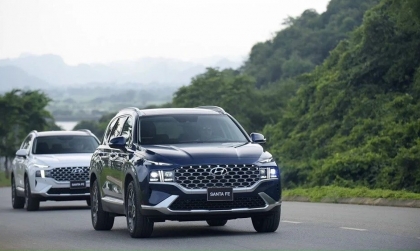 Bảng giá xe Hyundai tháng 3: Hyundai Santa Fe được giảm giá tới 35 triệu đồng