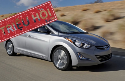 Triệu hồi Hyundai Elantra do lỗi ABS có thể gây cháy xe