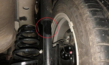 Mitsubishi Xpander bị chảy dầu giảm xóc