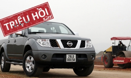 Nissan triệu hồi 602 chiếc Navara tại Việt Nam bị lỗi túi khí