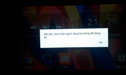 Mazda6 bị lỗi thế này sau khi độ đầu android thì xử lý sao?