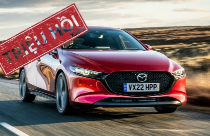 Triệu hồi Mazda3 do lỗi hệ thống camera 360