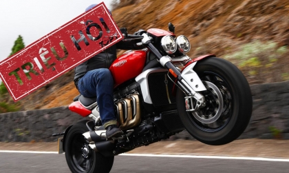 Thế giới 2 bánh: Triệu hồi loạt xe Triumph Rocket 3 do lỗi phanh