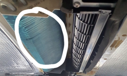 Mitsubishi Xpander bốc mùi hôi từ giàn lạnh sau