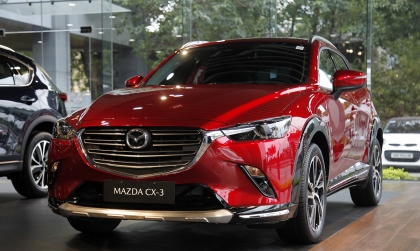 Bảng giá xe Mazda tháng 7/2024: Mazda CX-3 được ưu đãi 50% lệ phí trước bạ
