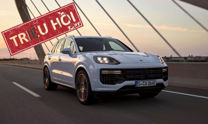 Porsche Cayenne bị triệu hồi do vấn đề hệ thống treo