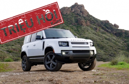 Land Rover triệu hồi Defender tại Mỹ do lỗi camera lùi