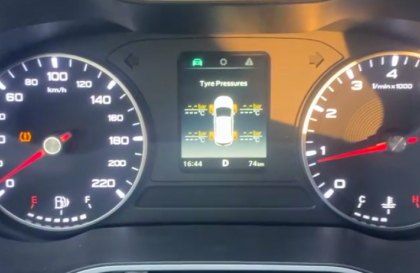 MG ZS vừa mua đã thấy báo lỗi áp suất lốp thế này là sao các bác?