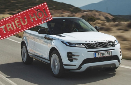 Triệu hồi Range Rover Evoque do lỗi túi khí đầu gối