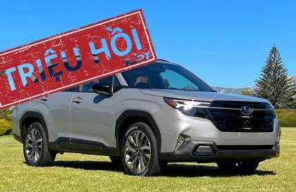 Triệu hồi Subaru Forester do lỗi bánh xe