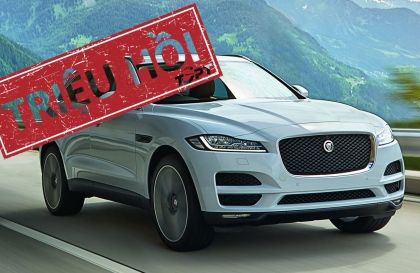 Triệu hồi Jaguar F-Pace trên toàn cầu do lỗi túi khí