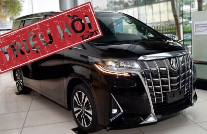 Triệu hồi Toyota Alphard tại Việt Nam do lỗi nắp ca-pô