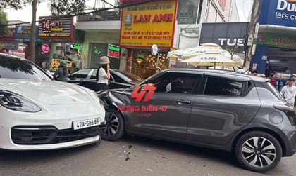 Lấn làn, Porsche Panamera đầu bẹp đầu Suzuki Swift.