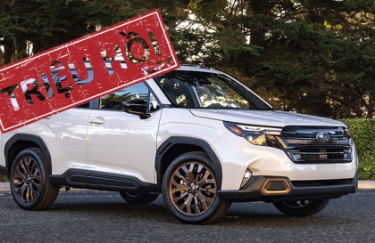 Triệu hồi Subaru Forester tại Mỹ do lỗi chốt khóa ghế trẻ em