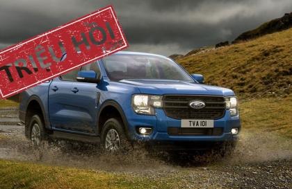 Mở rộng đợt triệu Ford Ranger do lỗi bộ lọc hạt diesel