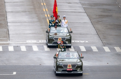 VinFast VF 9 vinh dự góp mặt trong đoàn xe phục vụ Lễ diễu binh kỷ niệm 80 năm Quốc khánh