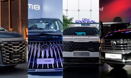 Lựa chọn nào với BYD M9, GAC M8, KIA Carnival Hybrid và Volkswagen Viloran?