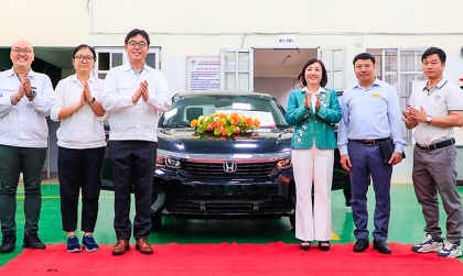 Đóng góp xã hội: Honda Việt Nam tặng ô tô và xe máy cho 16 trường Cao đẳng hỗ trợ giảng dạy