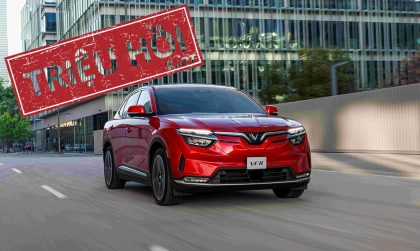 Xe Xanh: Mở rộng triệu hồi VinFast VF 8 do lỗi hệ thống ADAS