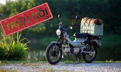 Thế giới 2 bánh: Vừa ra mắt, Honda đã phải triệu hồi CT125 tại Việt Nam