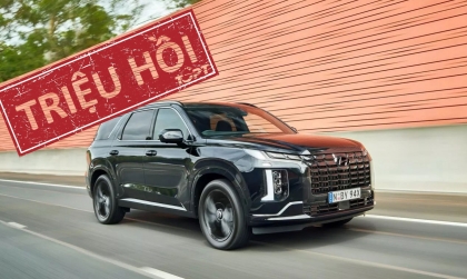 Hyundai triệu hồi hơn 612.500 xe Palisade do lỗi túi khí rèm