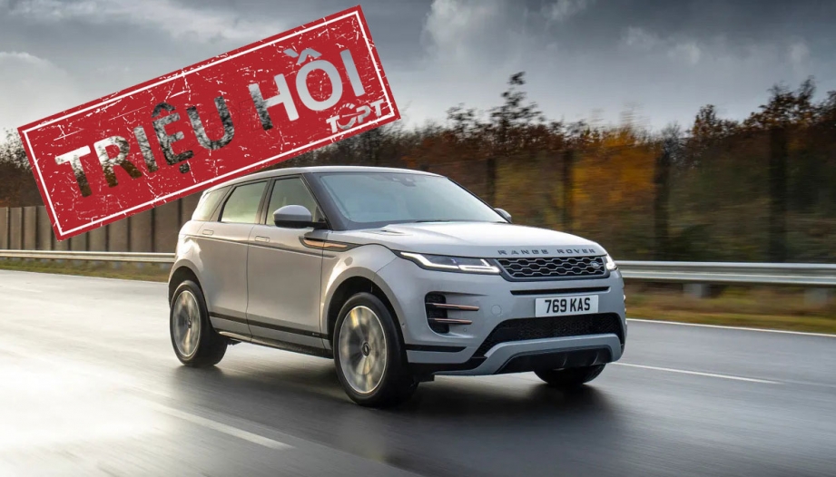 Triệu hồi Range Rover Evoque trên toàn cầu do lỗi túi khí