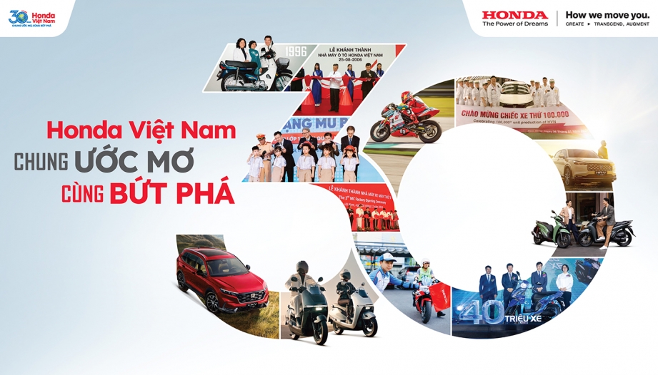 Kỉ niệm 30 năm ngày thành lập: Tổng Giám đốc Honda Việt Nam -