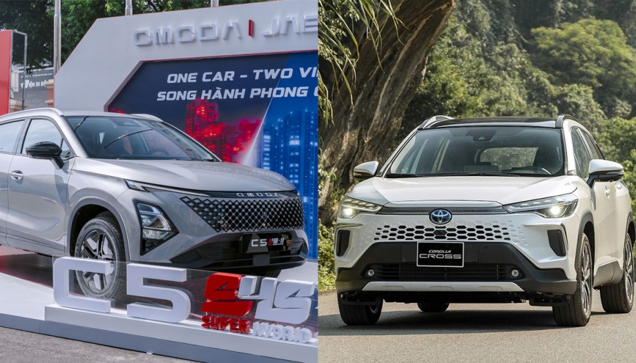 Vì sao Omoda C5 SHS-H lại muốn cạnh tranh trực tiếp với Toyota Corolla Cross HEV?