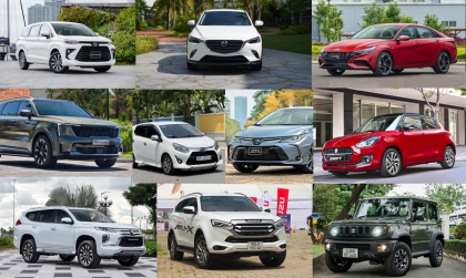 Thị trường ô tô Việt Nam: Top 10 mẫu xe bán ít nhất tháng 3/2026