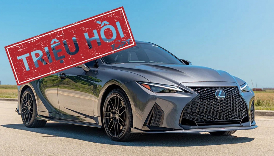 Triệu hồi Lexus IS do lỗi bơm nhiên liệu