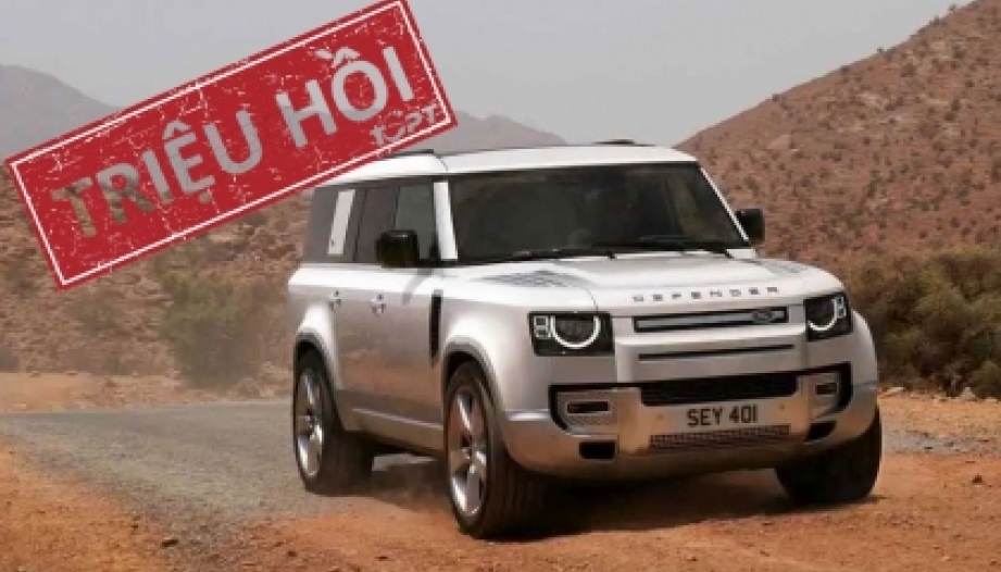Triệu hồi hơn 170.000 chiếc Land Rover vì mất hệ thống sạc điện 12V