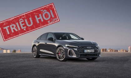 Triệu hồi Audi A5 do lỗi hệ thống dây an toàn