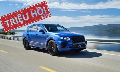 Bentley tiếp tục triệu hồi Bentayga