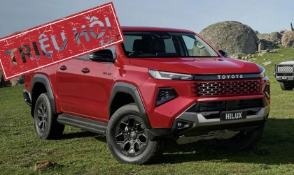Triệu hồi Toyota Hilux do lỗi hệ thống trợ lực lái điện