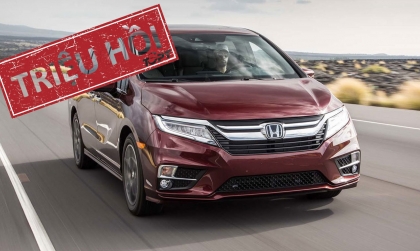 Triệu hồi Honda Odyssey do lỗi túi khí rèm đột nhiên phát nổ