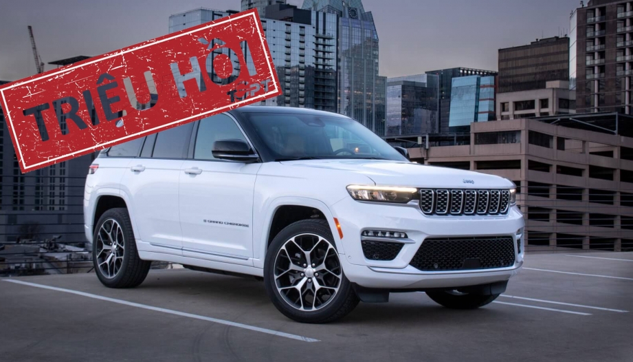 Triệu hồi Jeep Grand Cherokee do lỗi hệ thống treo